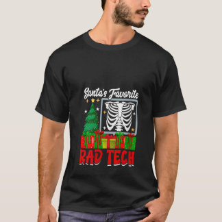 Christmas Santa Favourite Rad Tech X ray Xmas Paja T-Shirt