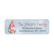 Christmas Santa Gnome Holiday Personalized