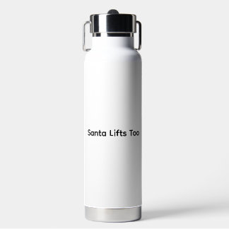 Christmas Santa Gym  Water Bottle