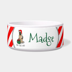 Christmas Santa Hat German Shepherd Dog Cute