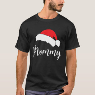 Christmas Santa Hat Matching Family Mommy Xmas Paj T-Shirt