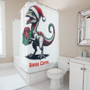 Christmas Santa hat raptor