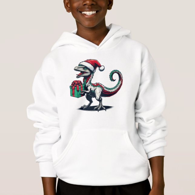 Christmas Santa hat raptor  (Front)