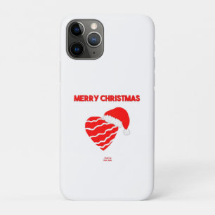Christmas Santa Heart Apple iPhone 11 Pro Case