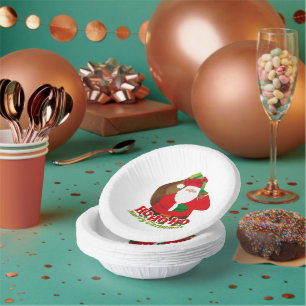 Christmas Santa Ho Ho Ho  Paper Plate