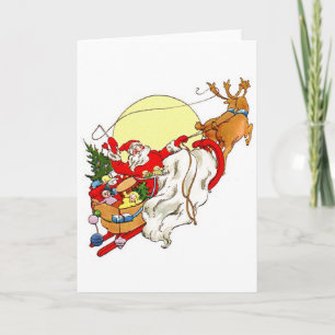 Christmas Santa Holiday Card