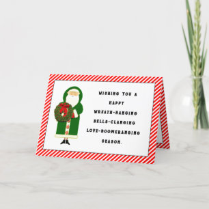 Christmas Santa Holiday Card