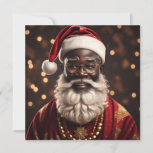 Christmas santa holiday card
