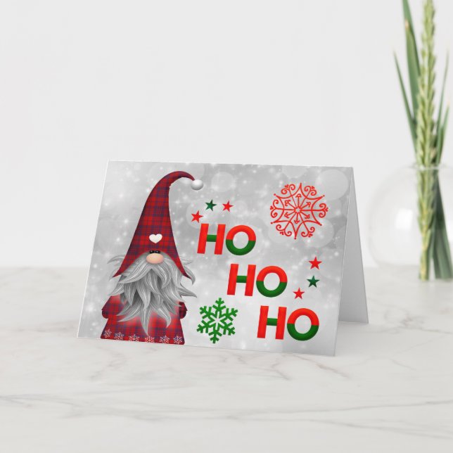 Christmas Santa Holiday Card (Front)