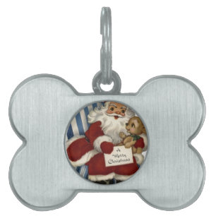 Christmas Santa Holiday Toy Peace Destiny Pet Tag
