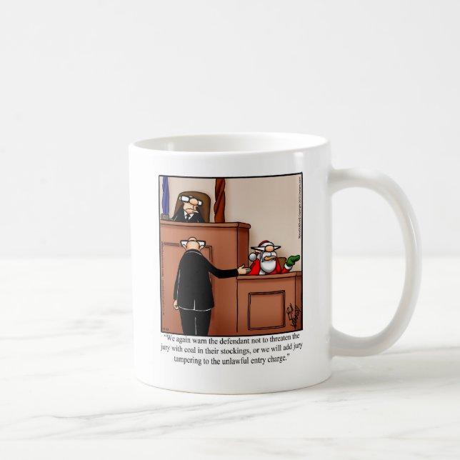 Christmas Santa Humour Coffee  Mug (Right)