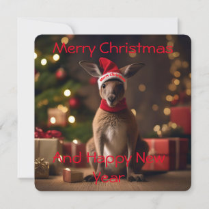 Christmas Santa Kangaroo,