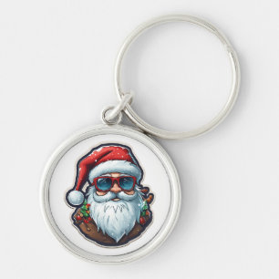 Christmas Santa Keychain
