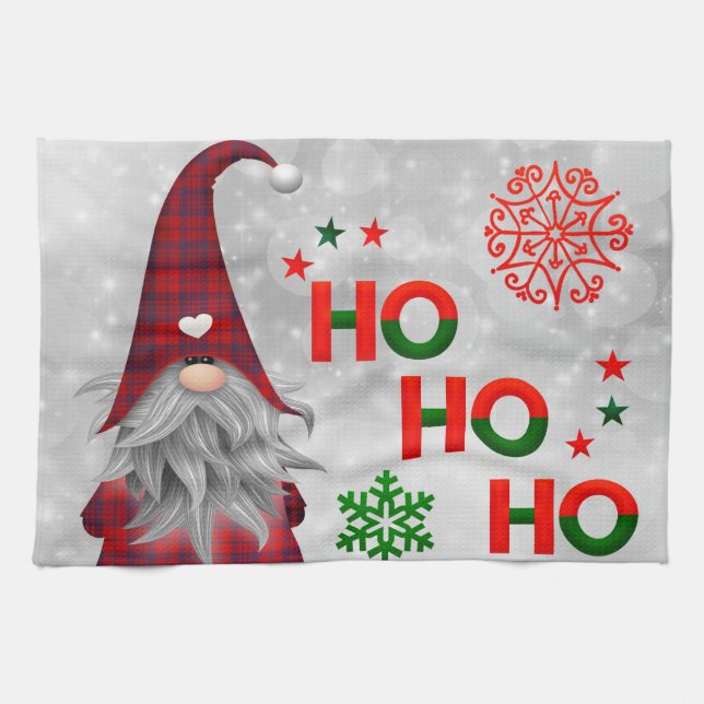 Christmas Santa Kitchen Towel (Horizontal)
