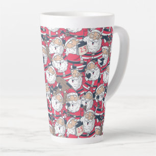Christmas Santa Latte Mug