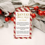 Christmas Santa Magic Dust North Pole Approved Gift Tags<br><div class="desc">Christmas Santa Magic Dust North Pole Approved Gift Tags.</div>