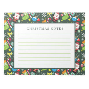Christmas Santa Notepad