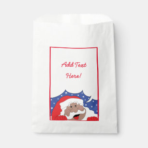 Christmas SANTA of Colour SAYS Favour Bag