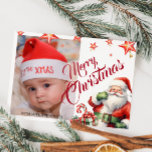 Christmas Santa Personalized Photo Postcard<br><div class="desc">Christmas Personalized Photo Postcard Santa Claus
Collection: 
https://www.zazzle.com/collections/love_christmas_collection-119212194434211063</div>