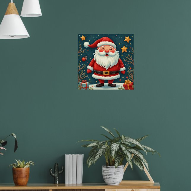 christmas santa poster (Living Room 1)