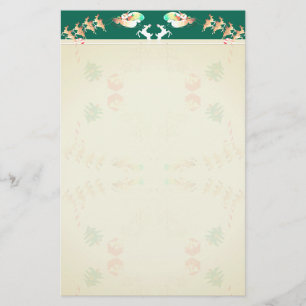 Christmas Santa Reindeer Stationery