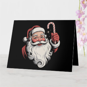 Christmas Santa Retro Gift Vintage Card