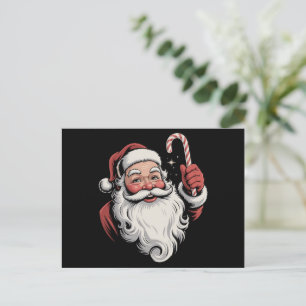 Christmas Santa Retro Gift Vintage Holiday Postcard