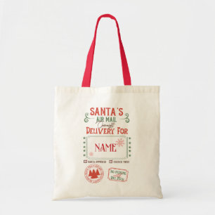 Christmas Santa Sack Tote Bag