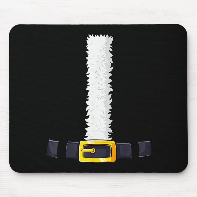 Christmas Santa-santa Claus Costume Fun Santa Suit Mouse Pad (Front)