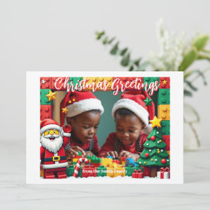 Christmas Santa Stack Surprise card