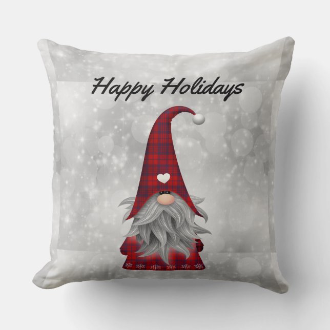 Christmas Santa Throw Pillow (Front)