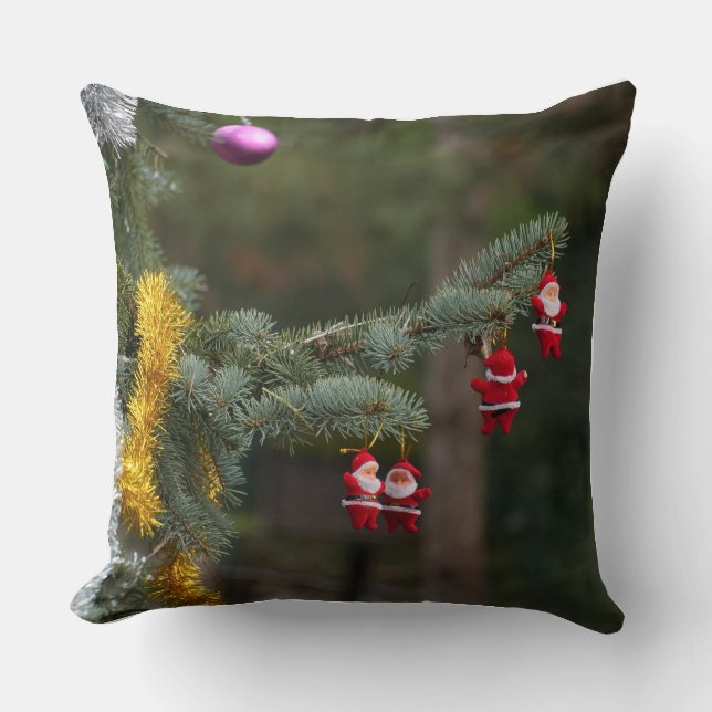 Christmas Santa Throw Pillow (Front)