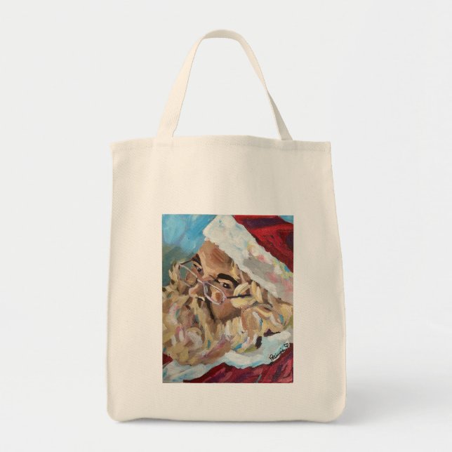 Christmas Santa Tote Bag (Front)