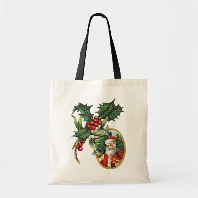 Christmas Santa Tote Bag (Front)