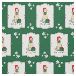 Christmas Santa Wheaten Terrier (wheaten 1b2) Cute Fabric