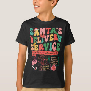 Christmas Santa's Delivery Service L&d Labor D T-Shirt