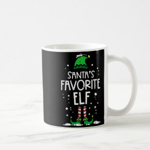 Christmas Santas Favorite Elf Xmas Matching Kids M Coffee Mug