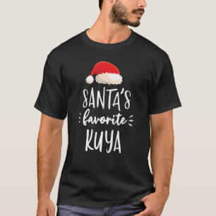 Christmas Santa's Favourite Kuya Filipino Family M T-Shirt