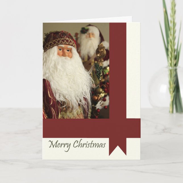 Christmas Santas Holiday Card (Front)