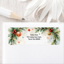 Christmas Santa's Return Address