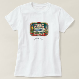 Christmas Sardine Can Vintage Retro North Pole T-Shirt