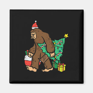 Christmas Sasquatch Bigfoot Xmas Kids Men Women Yo Magnet