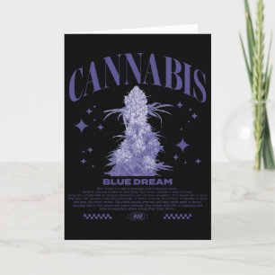 Christmas Sativa Hybrid Strain Blue Dream Card