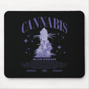 Christmas Sativa Hybrid Strain Blue Dream Mouse Pad