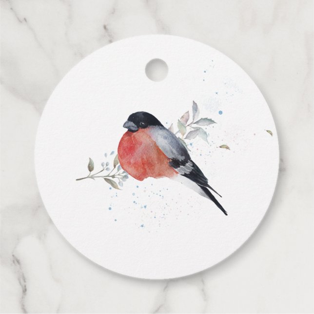 Christmas Scandinavian Gnome Favour Tags (Back)