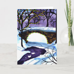 Christmas Scene Christmas Card