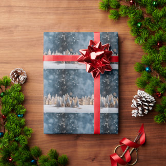 Christmas Scene Wrapping Paper