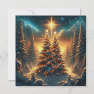 Christmas Scenery Greeting Card