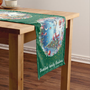 Christmas Scenes Table Runner