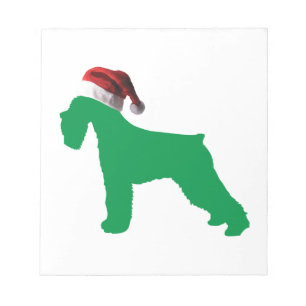 Christmas Schnauzer Notepad